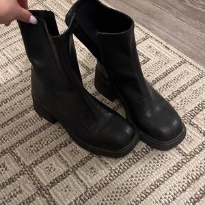 Wild Fable Black Heeled Boots